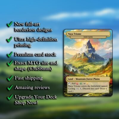 Naya Tri-Land MTG Proxy Pack – 36 Custom Cards