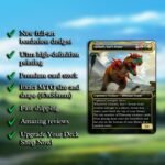 Gishath & Pantlaza Dino Deck MTG Proxy – 126 Cards