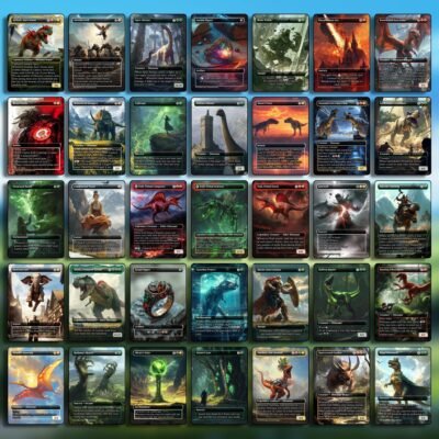 Gishath & Pantlaza Dino Deck MTG Proxy – 126 Cards
