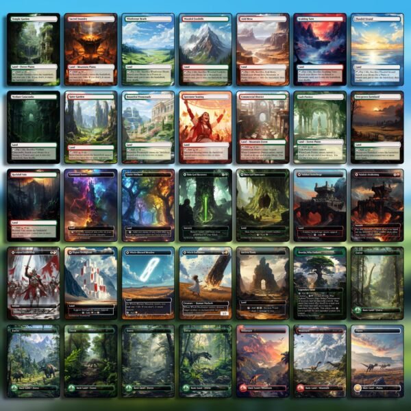 Gishath Sun's Avatar/Pantlaza Sun Favored Complete Dino Deck MTG Proxy - 126 Custom Art MTG Cards - Both Commanders - Image 6