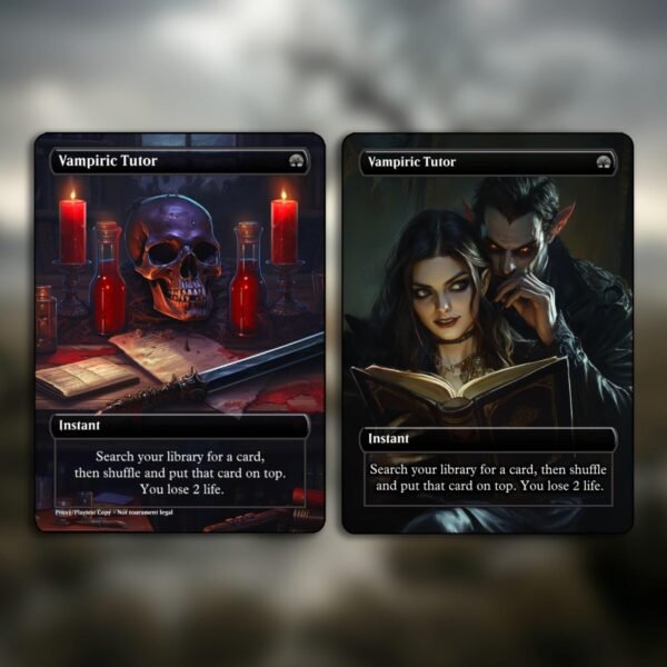 Vampiric Tutor MTG Proxy - Multiple Designs