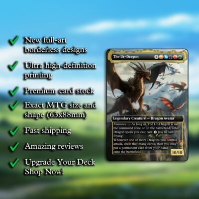 Ur-Dragon Complete Deck MTG Proxy – 108 Cards