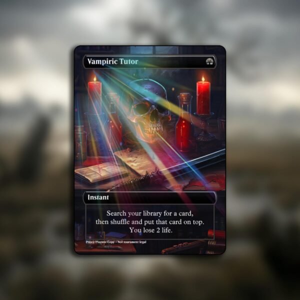 Vampiric Tutor MTG Proxy - Multiple Designs - Image 6