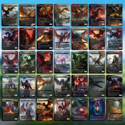 Ur-Dragon Complete Deck MTG Proxy – 108 Cards