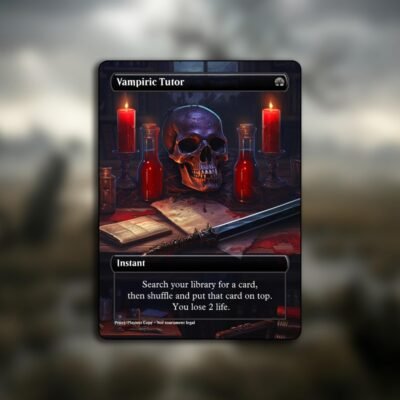 Vampiric Tutor MTG Proxy - Multiple Designs