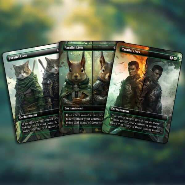 Parallel Lives Proxy - Multiple Versions - Clear Frame - Custom Game Cards for Commander Proxy Parallel Lives Proxies Parallel Lives Proxy