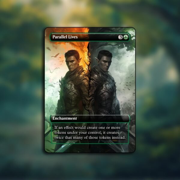 Parallel Lives Proxy - Multiple Versions - Clear Frame - Custom Game Cards for Commander Proxy Parallel Lives Proxies Parallel Lives Proxy - Image 4