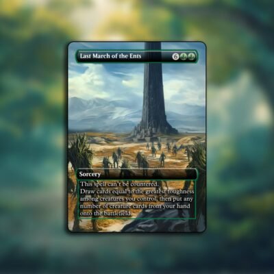 Last March of the Ents MTG Proxy