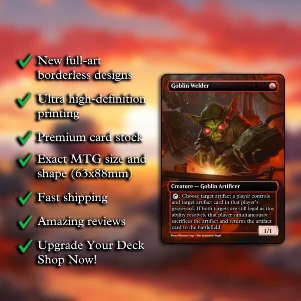 Goblin Welder MTG Proxy - Image 2