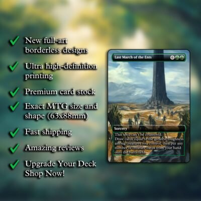 Last March of the Ents MTG Proxy