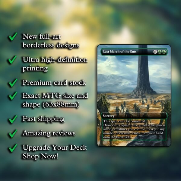 Last March of the Ents MTG Proxy - Image 2
