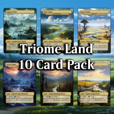 Triome Land MTG Proxy 10 Card Pack