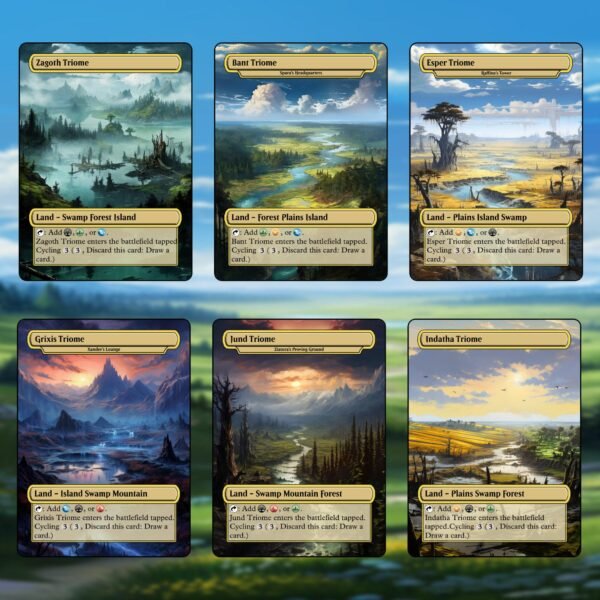 Triome Land MTG Proxy 10 Card Pack - Image 2