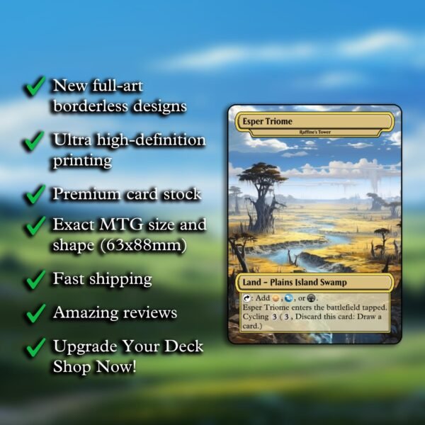 Triome Land MTG Proxy 10 Card Pack - Image 4