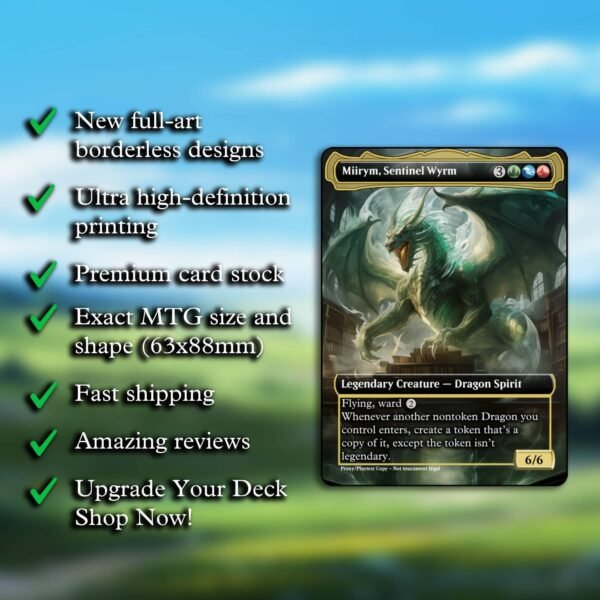 Miirym, Sentinel Wyrm MTG Proxy - Image 2
