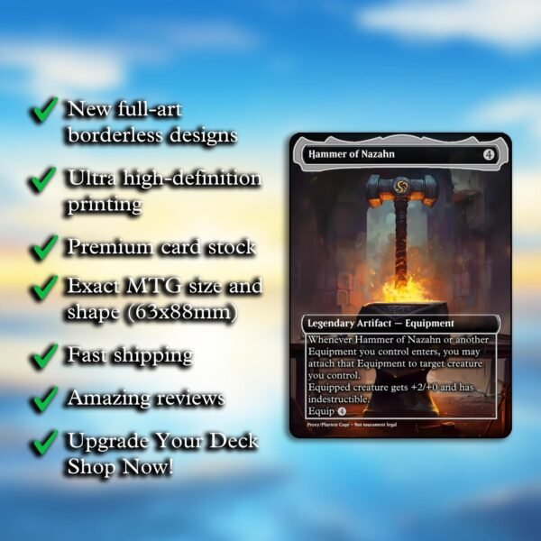 Hammer of Nazahn MTG Proxy - Image 2