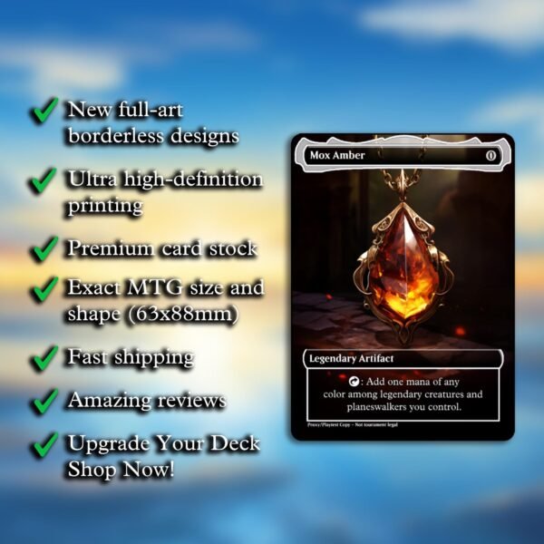 Mox Amber MTG Proxy - Image 2