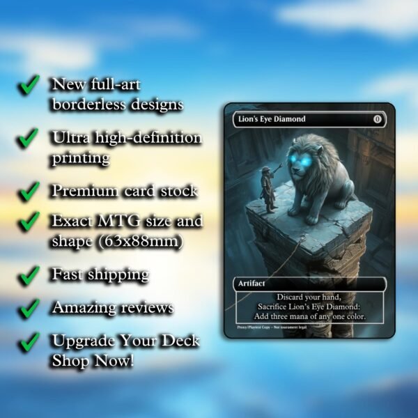 Lion's Eye Diamond MTG Proxy - Image 2