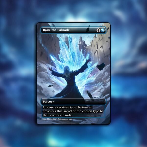 Raise the Palisade MTG Proxy
