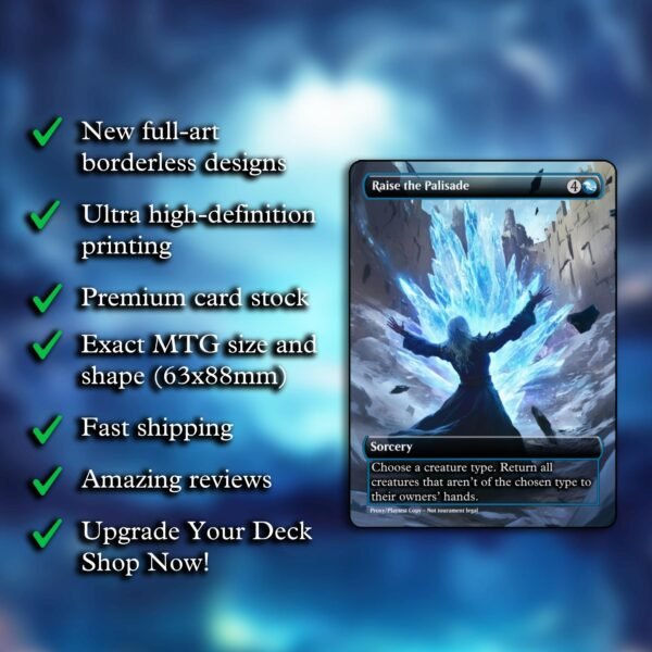 Raise the Palisade MTG Proxy - Image 2