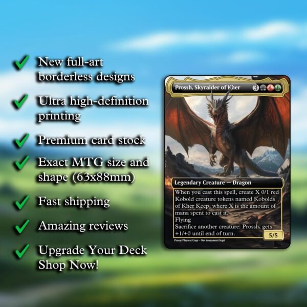 Prossh, Skyraider of Kher MTG Proxy - Image 2