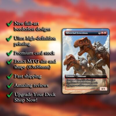 Silverclad Ferocidon MTG Proxy