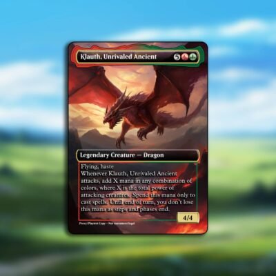 Klauth Unrivaled Ancient MTG Proxy