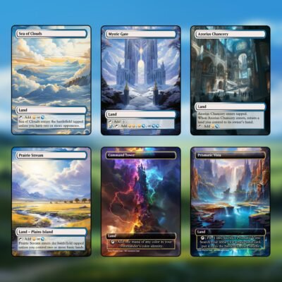 Azorius Dual Land MTG Proxy Pack – 18 Cards