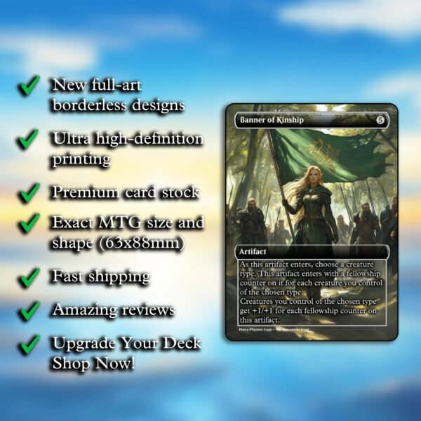 Banner of Kinship MTG Proxy - Multiple Designs - Image 2
