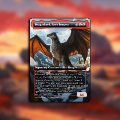 Dragonhawk, Fate's Tempest MTG Proxy