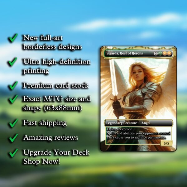 Sigarda, Host of Herons MTG Proxy - Image 2