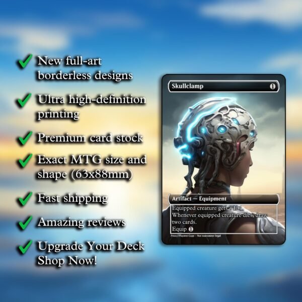 Skullclamp MTG Proxy - Image 2