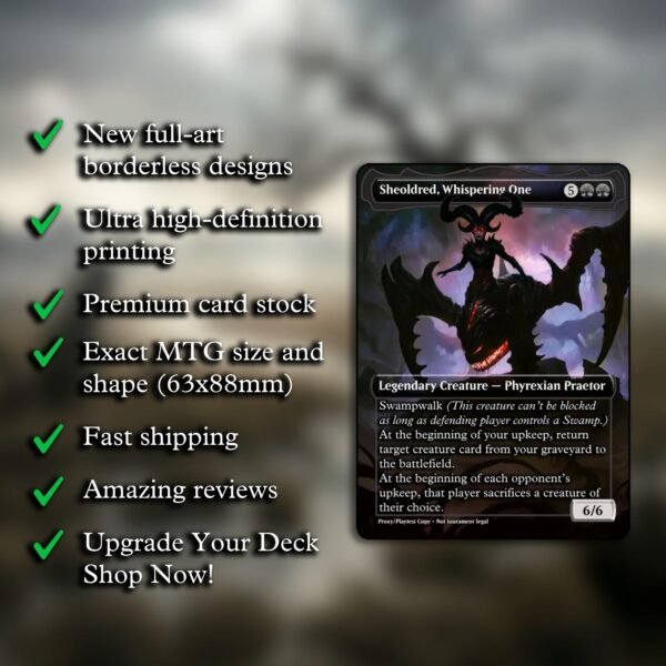 Sheoldred, Whispering One MTG Proxy - Image 2