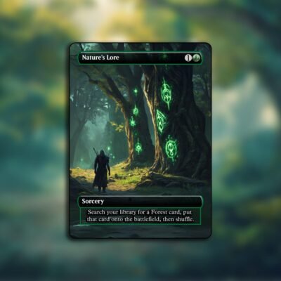Nature's Lore MTG Proxy – Multiple Versions