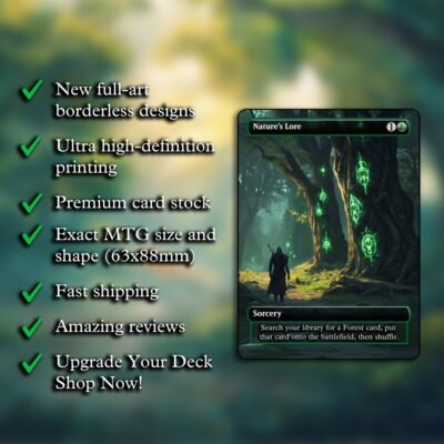 Nature's Lore MTG Proxy – Multiple Versions