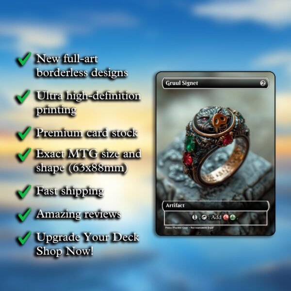 Gruul Signet MTG Proxy - Image 2