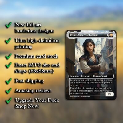 Delney, Streetwise Lookout MTG Proxy