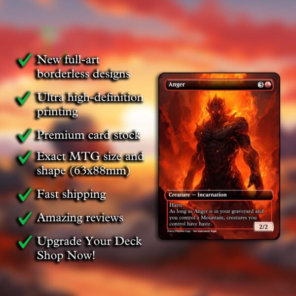 Anger MTG Proxy - Image 2