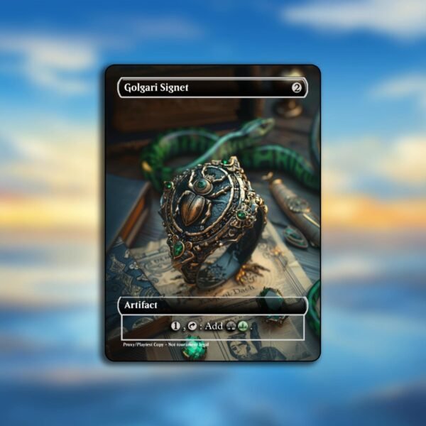 Golgari Signet MTG Proxy