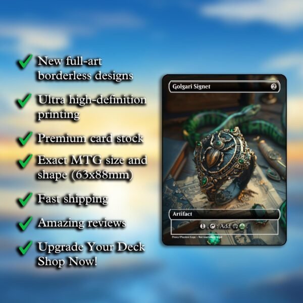 Golgari Signet MTG Proxy - Image 2