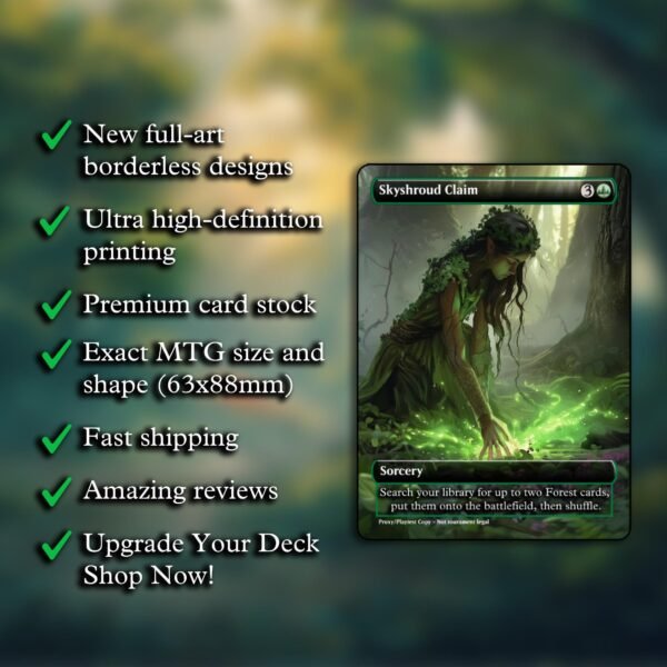 Skyshroud Claim MTG Proxy - Image 2