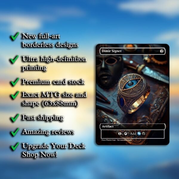 Dimir Signet MTG Proxy - Image 2