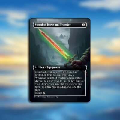 Sword of Forge and Frontier MTG Proxy