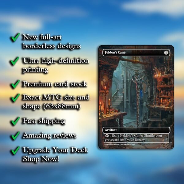 Feldon's Cane MTG Proxy - Image 2