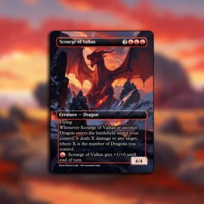 Scourge of Valkas MTG Proxy