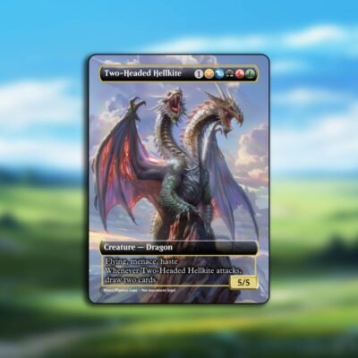 Two-Headed Hellkite MTG Proxy
