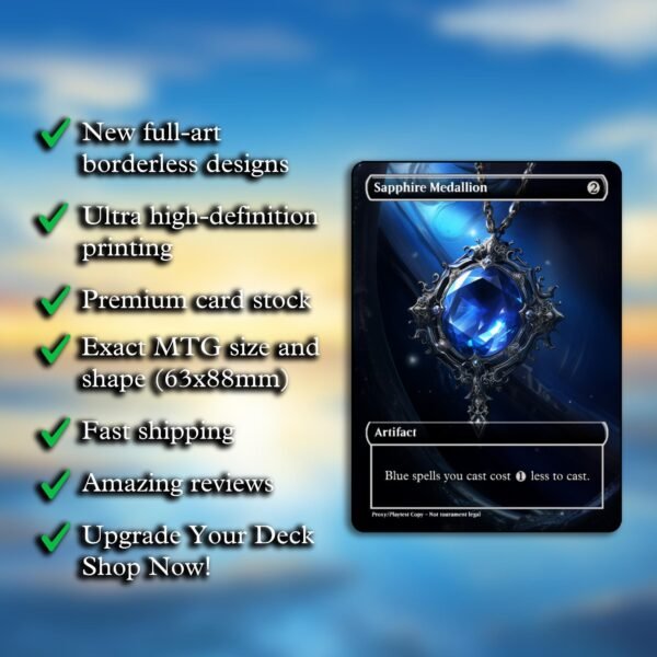 Sapphire Medallion MTG Proxy - Image 2