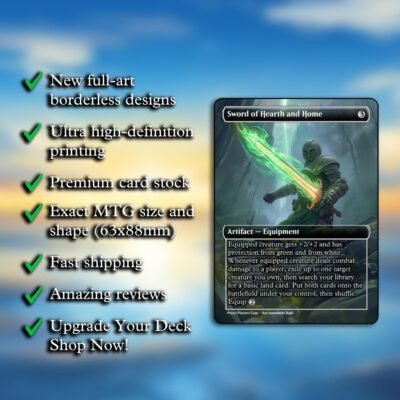 Sword of Hearth and Home MTG Proxy