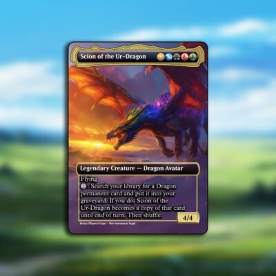 Scion of the Ur-Dragon MTG Proxy