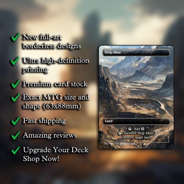 Strip Mine MTG Proxy - Image 2